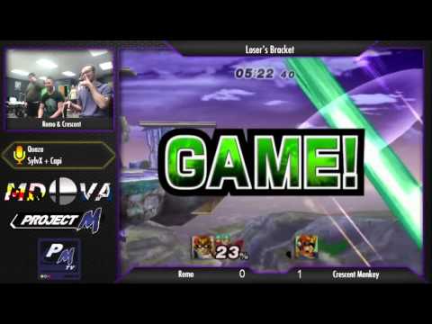 Project M @ Xanadu Dec. 29 Ditto: Remo (C. Falcon) vs. Crescent Monkey (C. Falcon, Marth)