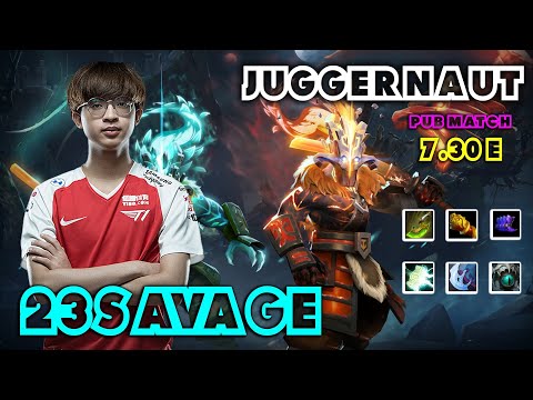 23 Savage | T1 | Juggernaut Rampage !!! | Pub Match 7.30 E | Dota 2 | META | player view | full game
