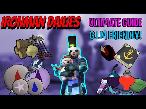 The Ultimate Dailies Guide | Ironman, Group Ironman, Mains 2024 & 2025