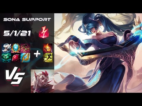 SUPPORT Sona vs Rakan - EU Grandmaster Patch 25.S1.6