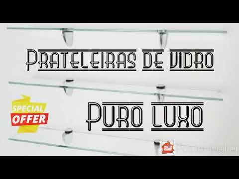 Prateleiras de vidro