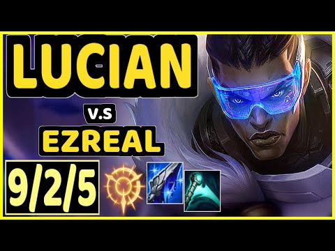 GUNKRAB (LUCIAN) vs EZREAL - 9/2/5 KDA BOTTOM ADC CHALLENGER GAMEPLAY - OC