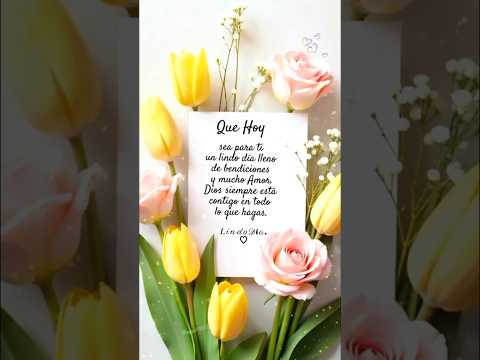 Bendecido Día para ti.♡  #buenosdias #lindodia #diostebendiga