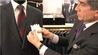 Suits : The Proper Folding & Placing of a Handkerchief on a Suit