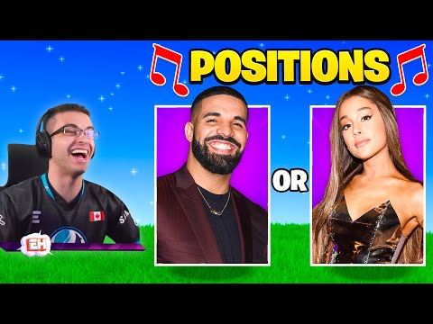 Nick Eh 30 reacts to Guess the Song in Fortnite!