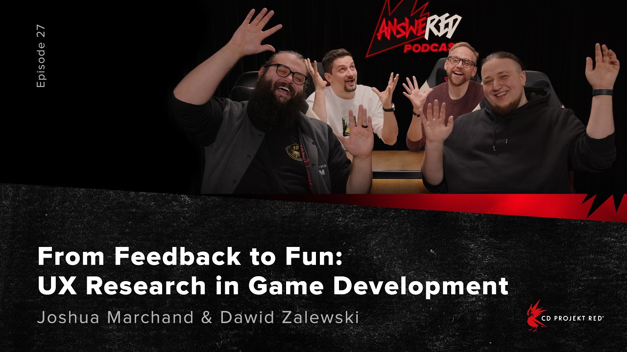 AnsweRED Podcast Episode 27 | From Feedback to Fun: UX Research in Game Development - YouTube