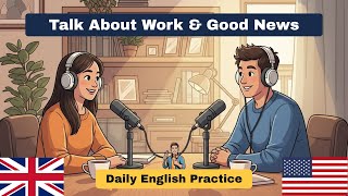 Learn to Talk About Work & Good News In English | Daily English Practice | Mr. English Man