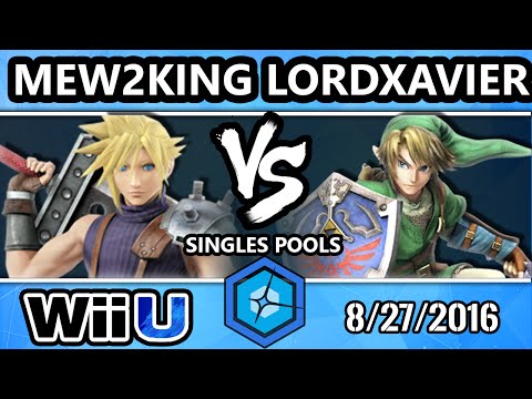 Shine 2016 Smash 4 - Echo MVG | Mew2King (Cloud) Vs. HSG | LordXavier (Link) SSB4 R2 Pools