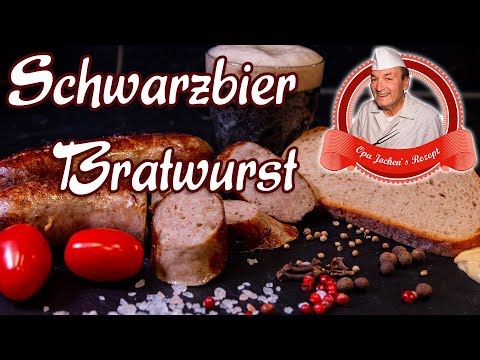Weihnachtliche Schwarzbierbratwurst selber machen - Opa Jochens Rezept