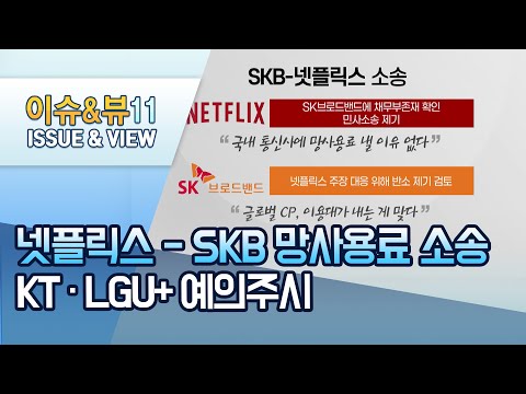 넷플릭스-SKB 망사용료 소송 '점입가경'