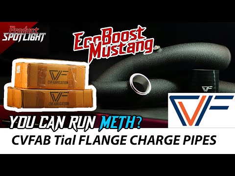 ECOBOOST MUSTANG CHARGE PIPES/ CV FABRICATIONS/ TIAL FLANGE