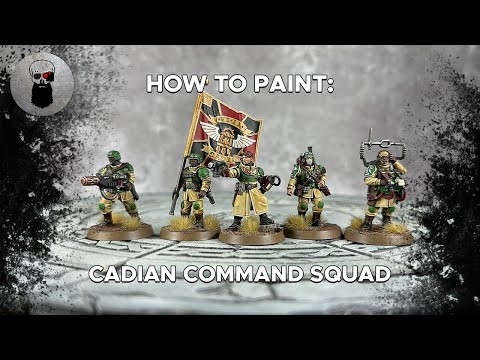 Contrast+ How to Paint: New Cadian Command Squad