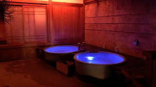 Birthday trip overnight to Ten Thousand Waves Japanese hotel, Hot Tubs