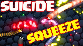Slither.IO - The SUICIDE SQUEEZE!
