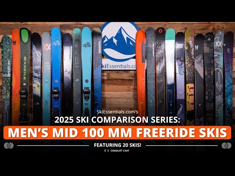 2025 Men's Mid-100 mm Freeride Ski Comparison with SkiEssentials.com