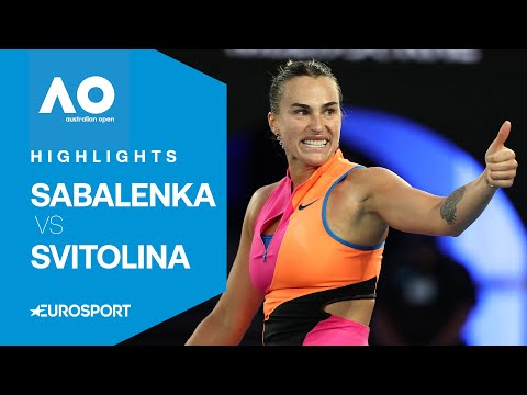 Aryna Sabalenka - Elina Svitolina | Highlights XXL deutsch | Halbfinale | Australian Open 2026
