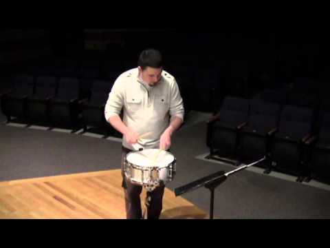 1. "Meditation no. 1" by Casey Cangelosi: Solo Snare Drum