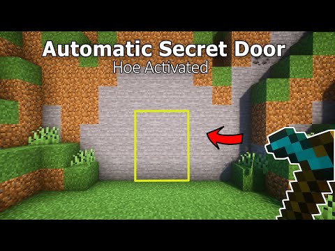 SECRET EASY Door Trick in Minecraft!