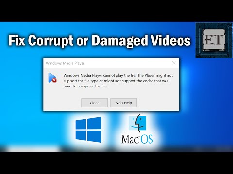 How to Fix Damaged or Corrupted Video Files (Windows/Mac) Video