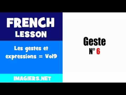 FRENCH LESSON #228 = Les gestes et expressions = Vol9