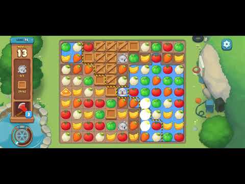 [Gameplay] We Bare Bears Match3 - Level 75 (No Boosters)