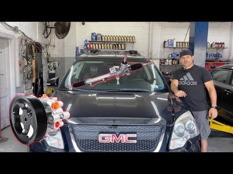 How to replace rack and pinion and power steering pump 2015 GMC Acadia
