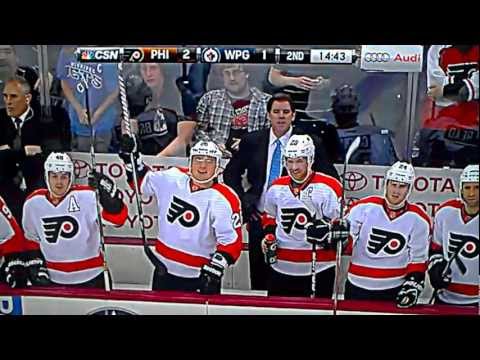 NHL Highlights: Philadelphia Flyers vs Winnipeg Jets 2/12/2013