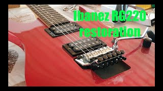 Video thumbnail for One more chance for Ibanez RG220 guitar (restoration) - part 1 by DNS Guitars and stuffs