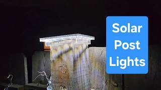 Brightever Solar Post Cap Lights Review | 6 Pack Fence & Deck Lights