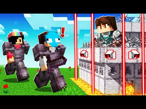 I Trolled My Friends with SECRET Minecraft Base