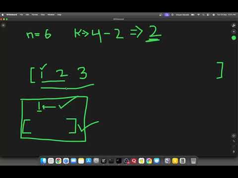 Subarray Permutations Problem Competitive Programming