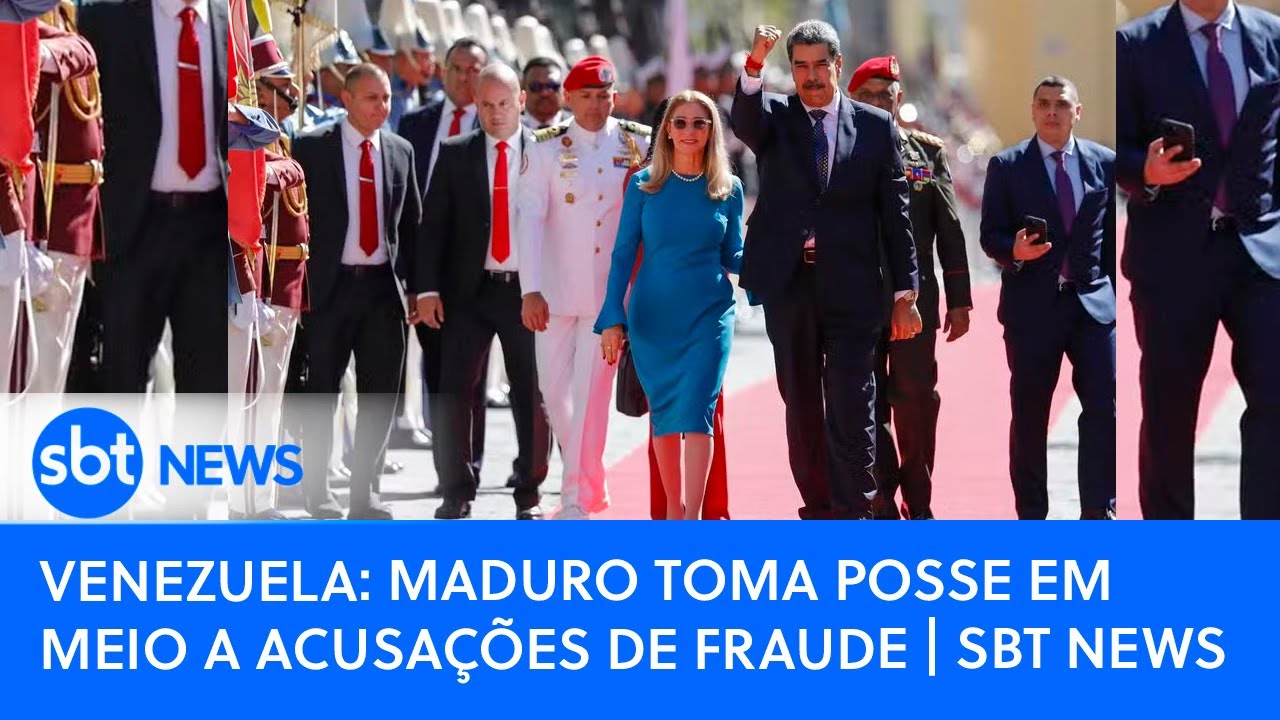 Venezuela: Maduro toma posse em meio a acusações de fraude | SBT News