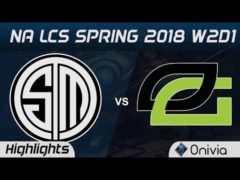 TSM vs OPT Highlights NA LCS Spring 2018 W2D1 Team Solo Mid vs Optic Gaming by Onivia