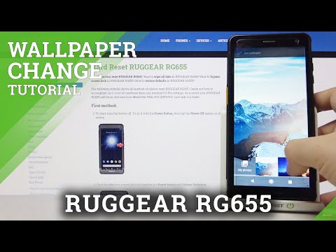 Ruggear RG655 - Find Out The Default Wallpapers
