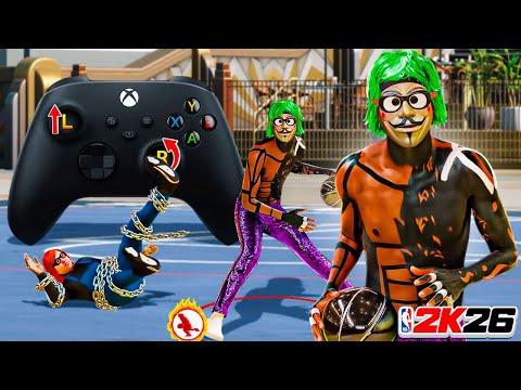 ADVANCED GLITCHY STEEZO COMBOS TO GET OPEN IN NBA 2K26! (HANDCAM) BEST DRIBBLE MOVES TUTORIAL