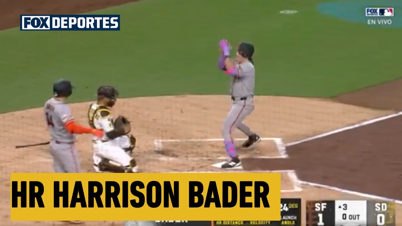 😎🔥HOME RUN DE Harrison Bader | San Francisco Giants 1-0 San Diego Padres  | MLB 2026
