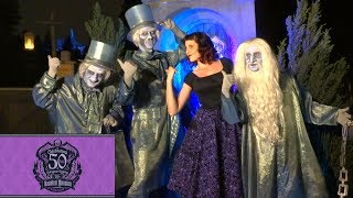 The Haunted Mansion character meet-and-greets during 50th Anniversary event at Disneyland