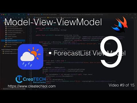 SwiftUI Weather App 9: ForecastList ViewModel thumbnail