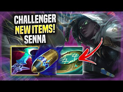 KOREAN CHALLENGER PICKS SENNA WITH NEW ITEMS! - Korean Challenger Plays Senna ADC vs Aphelios!