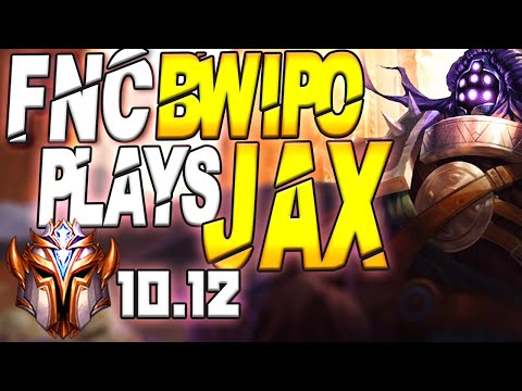 Fnatic Bwipo Plays Jax vs Camille Top Lane - 10.12