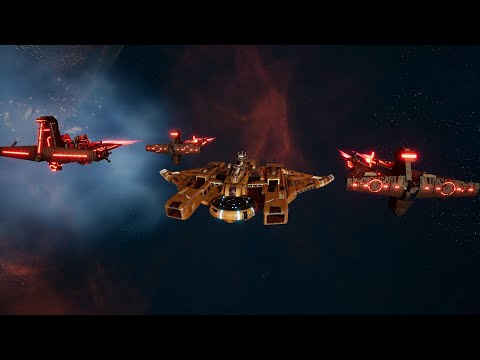 Tau Protector Fleet vs Imperial Navy - Massive Battle - Battlefleet Gothic Armada 2