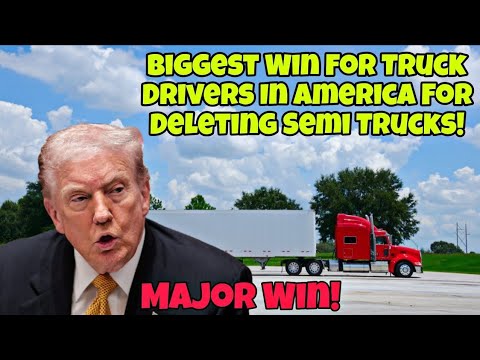 Biggest Win For Truck Drivers In America For Deleting Semi Trucks! No Prison Time! 