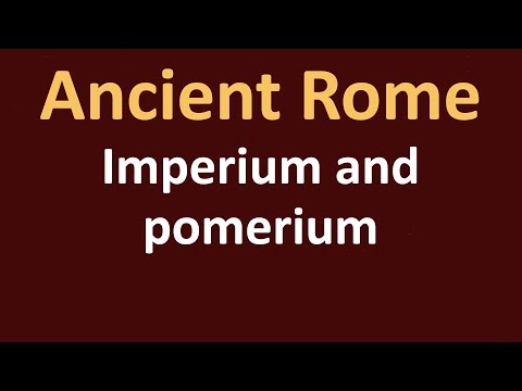 Ancient Rome History - Roman law of imperium and pomerium
