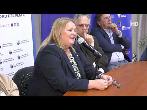 -ANA BENTABERRI, INTENDENTE DE SAN JOSÉ, SE FIRMÓ OBRA DEL CENTRO CÍVICO DE CIUDAD DEL PLATA