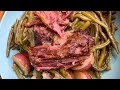 How to make Southern style Green Beans with Potatoes & smoked Turkey|| Thanksgiving side dish||