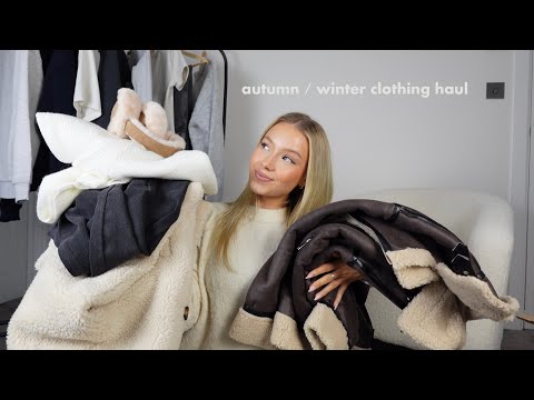 huge autumn winter clothing haul *try on*