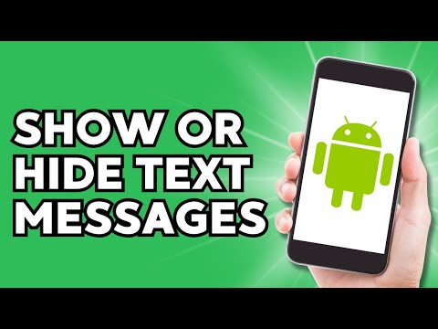 How to Show or Hide Text Messages on Android Lock Screen