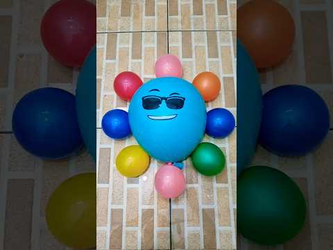 🎈Balloon Popping Fun! One Big + 8 Tiny Colorful Balloons! #funny #poppballons 119