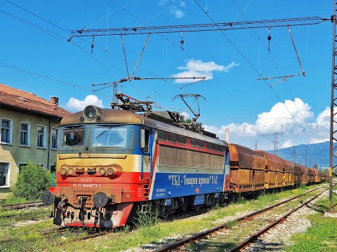 🇧🇬 Cab Ride: Pernik Razpredelitelna - Voluyak 🚆 Skoda 68E 😏 TBD - Tovarni prevozi ✔️