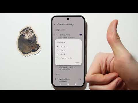 Pixel 10: How to Turn On/Off Camera Grid Lines